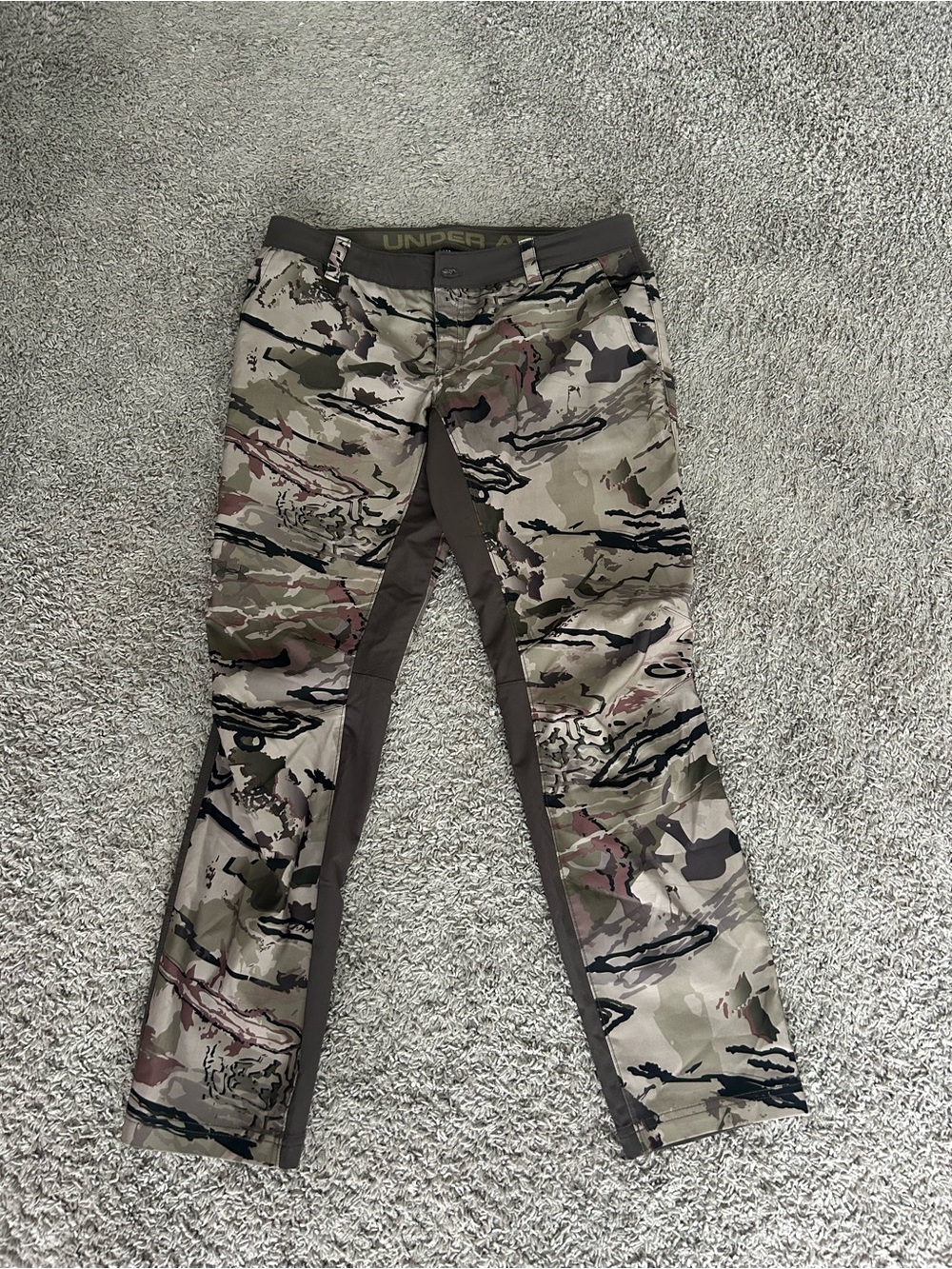Under Armour Brown and Olive Performance Camo Pants